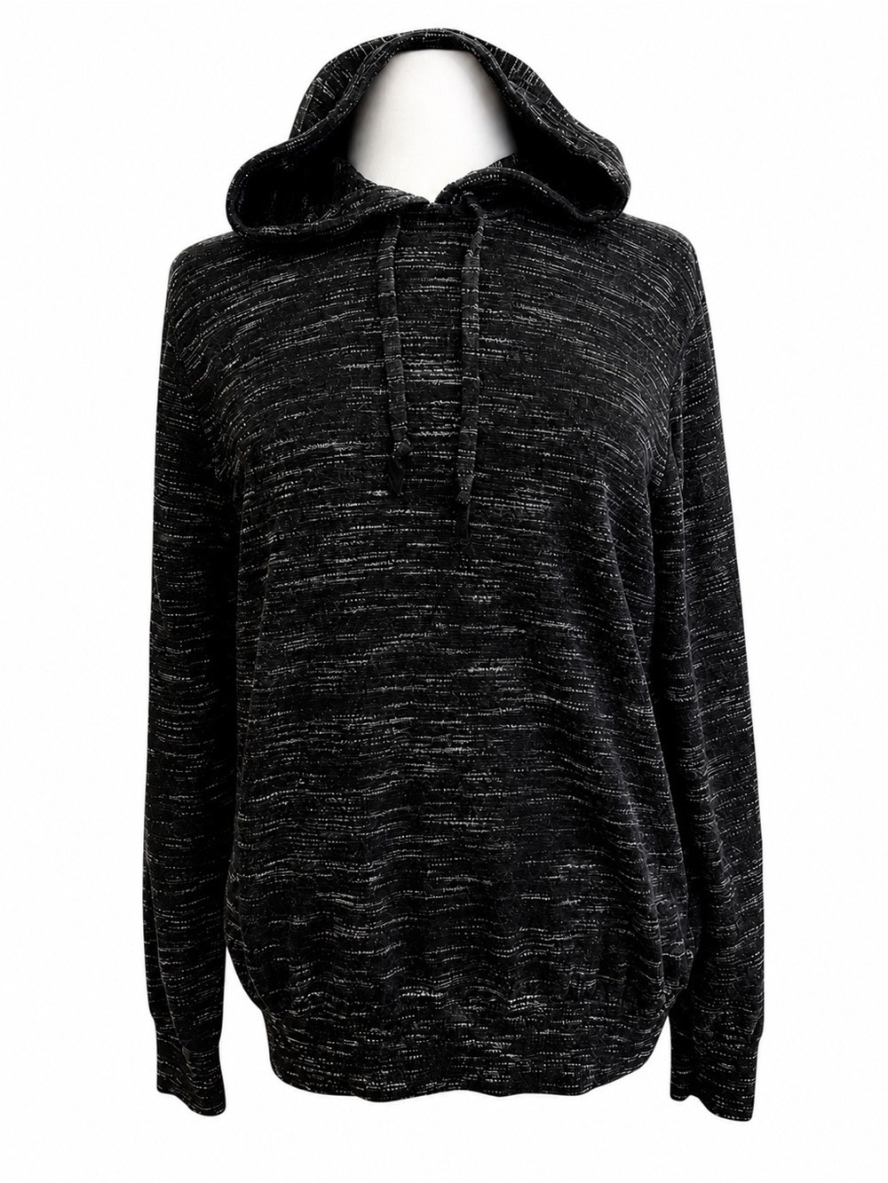 Club Monaco Ralph Lauren 100% merino wool sweater hood black white large unisex